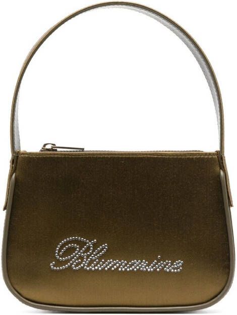 Blumarine Mini-tas met logo Groen