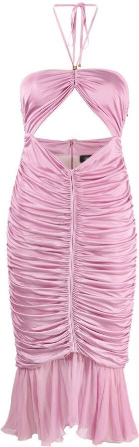 Blumarine Geplooide jurk Roze