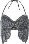 Blumarine Haltertop met patroon Zwart - Thumbnail 1