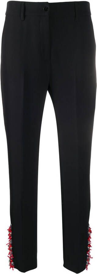 Blumarine High waist broek Zwart