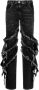 Blumarine Jeans met ruche detail Zwart - Thumbnail 1