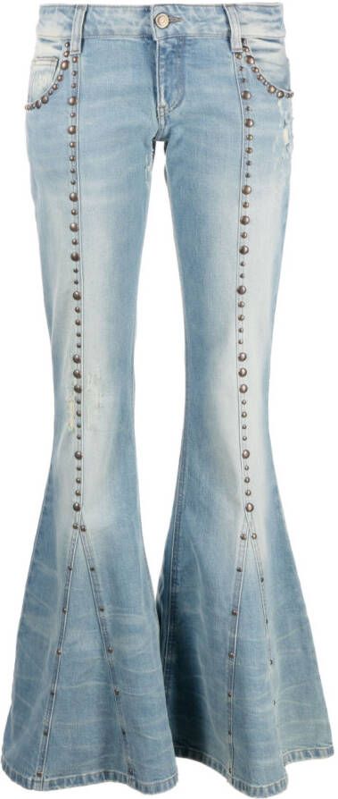 Blumarine Jeans met studs Blauw