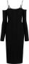 Blumarine Jurk met open schouders Zwart - Thumbnail 1