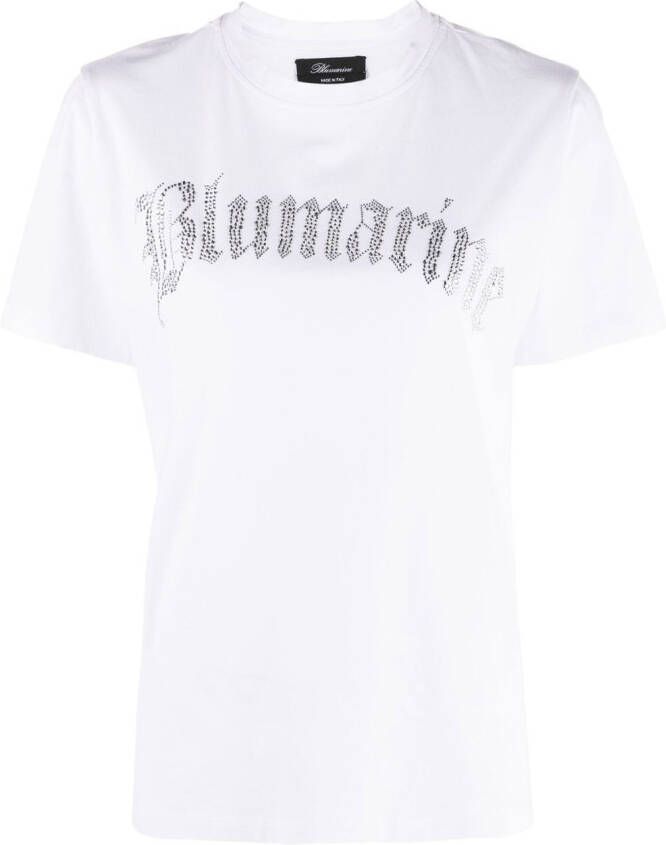Blumarine T-shirt met ronde hals Wit