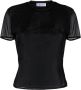Blumarine Top verfraaid met kristallen Zwart - Thumbnail 1