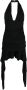 Blumarine Mini-jurk met halternek Zwart - Thumbnail 1