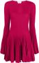 Blumarine Mini-jurk met kant Roze - Thumbnail 1