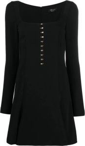 Blumarine Mini-jurk met vierkante hals Zwart