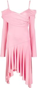Blumarine Off-shoulder mini-jurk Roze