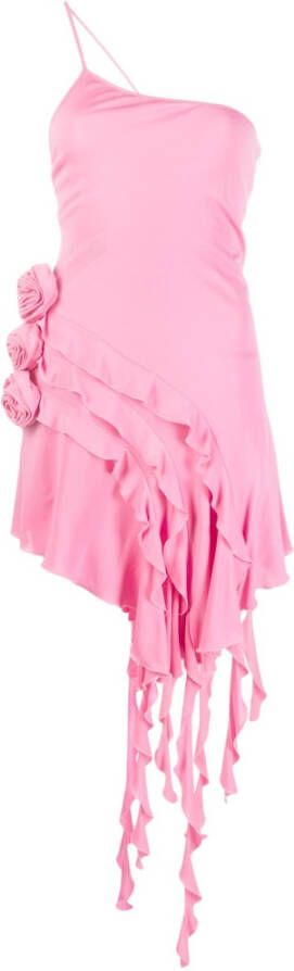 Blumarine Mini-jurk met ruche Roze