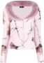 Blumarine Vest met roosprint Roze - Thumbnail 1