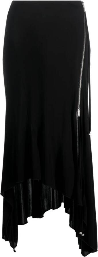 Blumarine Midi-rok met zijsplit Zwart