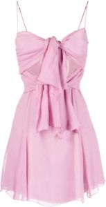 Blumarine Zijden mini-jurk Roze