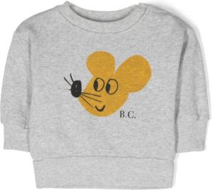 Bobo Choses mouse-print cotton sweatshirt Grijs