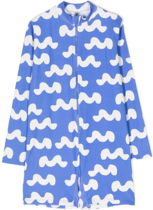 Bobo Choses Jumpsuit met print Blauw
