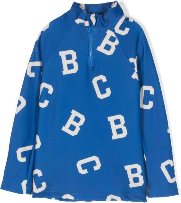 Bobo Choses Shirt met logoprint Blauw