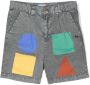 Bobo Choses Bermuda shorts met colourblocking Grijs - Thumbnail 1