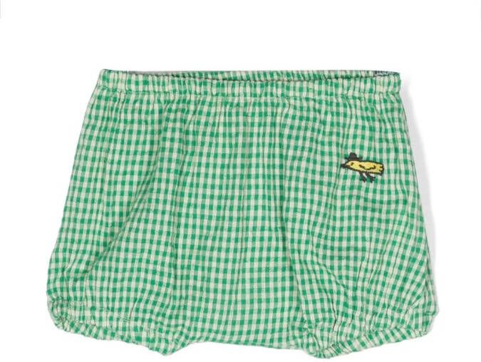 Bobo Choses Shorts met geborduurd logo Groen