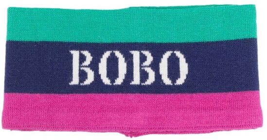Bobo Choses Intarsia haarband Blauw