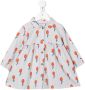 Bobo Choses Jurk met bloe print Grijs - Thumbnail 1