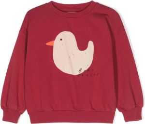Bobo Choses Sweater met print Rood