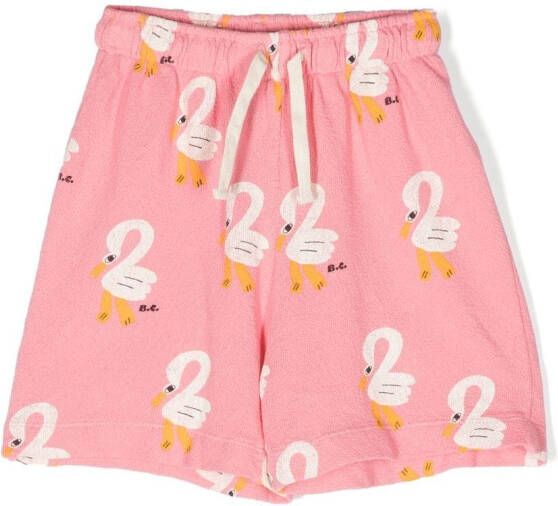 Bobo Choses Shorts met print Roze