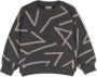 Bobo Choses Sweater met geometrische print Grijs - Thumbnail 1