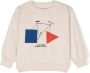 Bobo Choses Sweater met grafische print Beige - Thumbnail 1