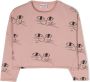 Bobo Choses Sweater met kattenprint Roze - Thumbnail 1