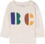 Bobo Choses Sweater met logoprint Beige - Thumbnail 1