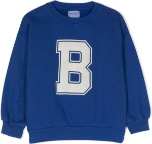 Bobo Choses Sweater met logoprint Blauw
