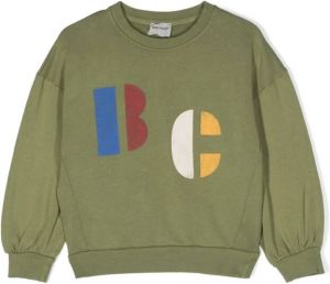 Bobo Choses Sweater met logoprint Groen
