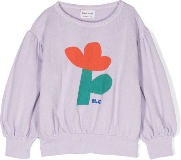 Bobo Choses Sweater met print Paars