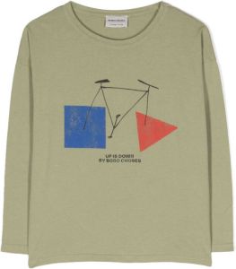 Bobo Choses T-shirt met grafische print Groen