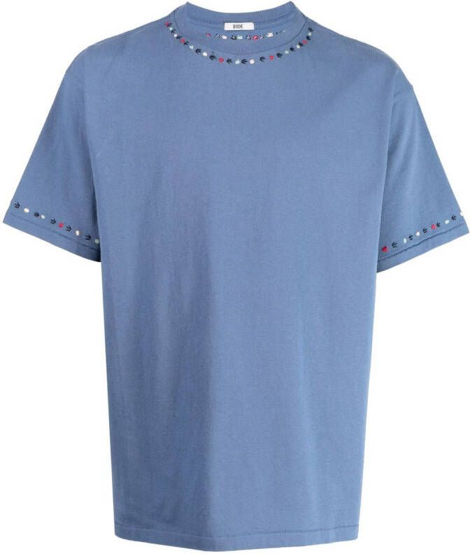 BODE T-shirt met borduurwerk Blauw