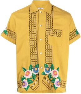 BODE Overhemd met bloemenprint Geel