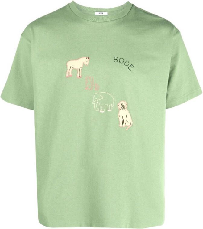 BODE T-shirt met print Groen