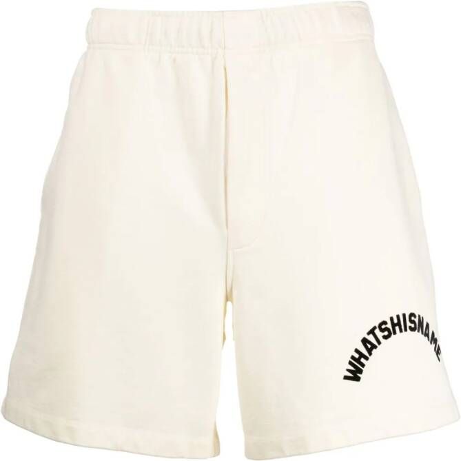 BODE Trainingsshorts met logoprint Beige