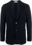 Boglioli Blazer met enkele rij knopen Blauw - Thumbnail 1