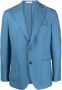 Boglioli Blazer met enkele rij knopen Blauw - Thumbnail 1