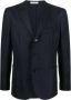 Boglioli Blazer met enkele rij knopen Blauw - Thumbnail 1