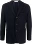 Boglioli Blazer met enkele rij knopen Blauw - Thumbnail 1