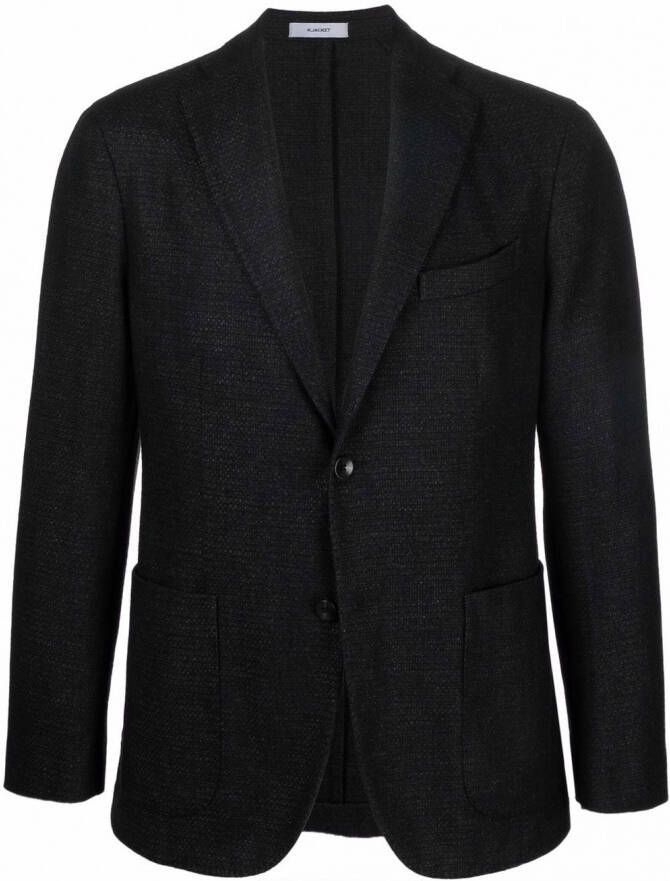 Boglioli Blazer met enkele rij knopen Grijs