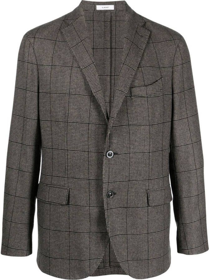 Boglioli Geruite blazer Bruin