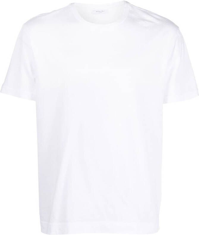 Boglioli T-shirt met ronde hals Wit
