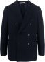 Boglioli Blazer met dubbele rij knopen Blauw - Thumbnail 1