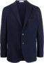 Boglioli Blazer met enkele rij knopen Blauw - Thumbnail 1