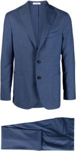 Boglioli single-breasted suit Blauw