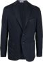 Boglioli Blazer met enkele rij knopen Blauw - Thumbnail 1