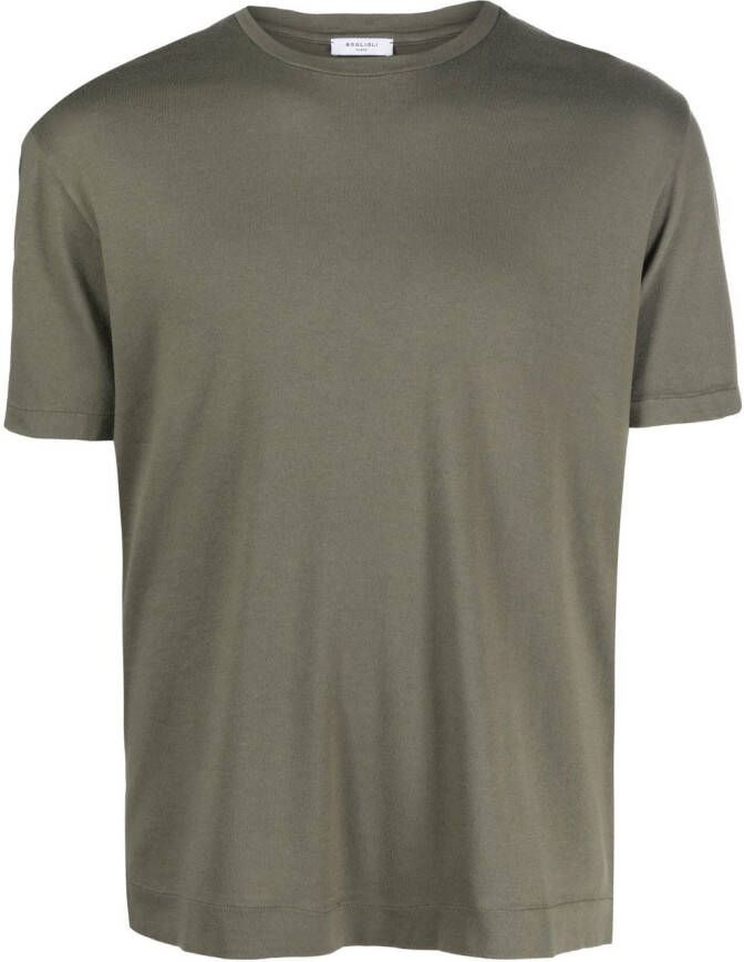 Boglioli T-shirt met ronde hals Groen